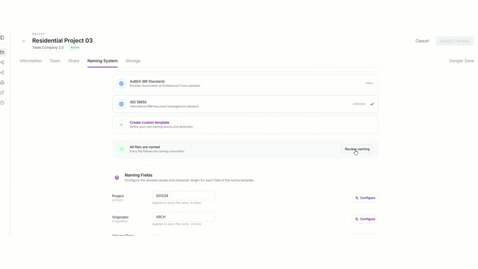 ArchG Hub — naming system